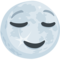 Full Moon With Face emoji on Messenger